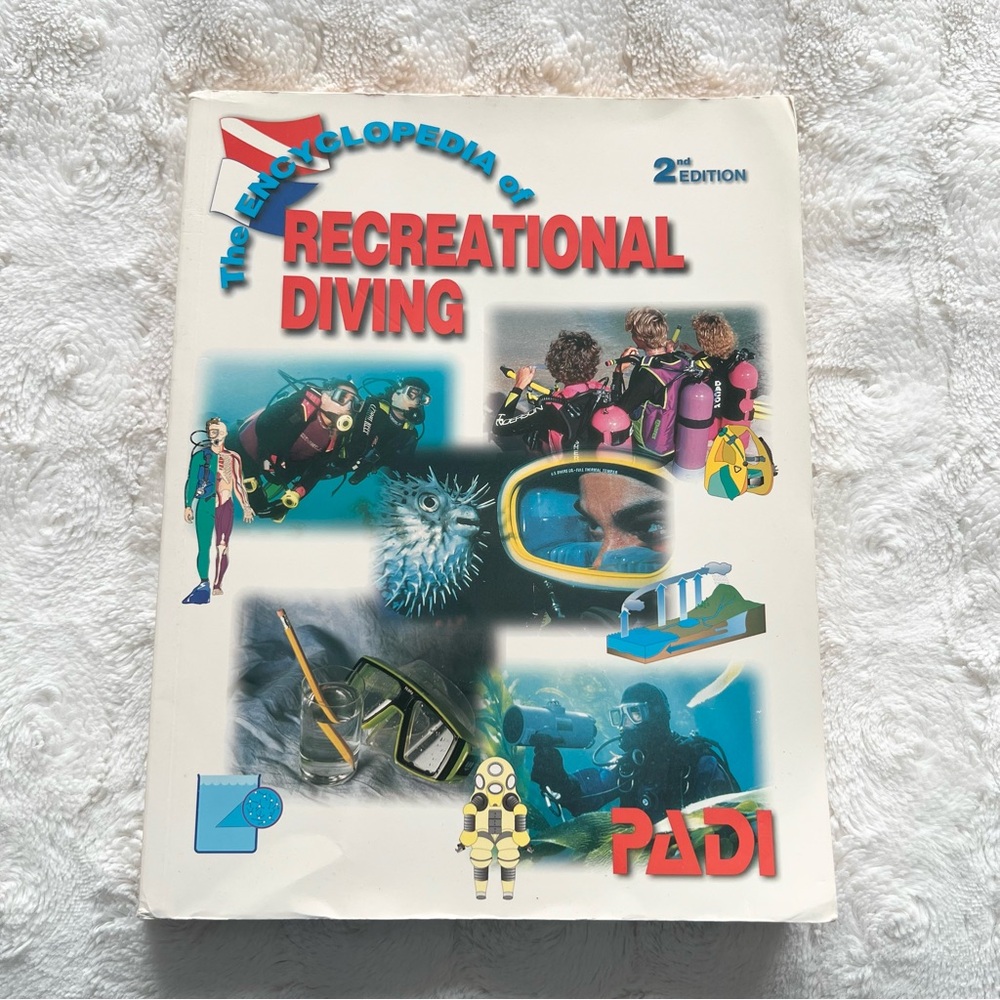 The Encyclopedia of Recreational Diving 2nd Ed Padi Paperback Book 2001 Good Con